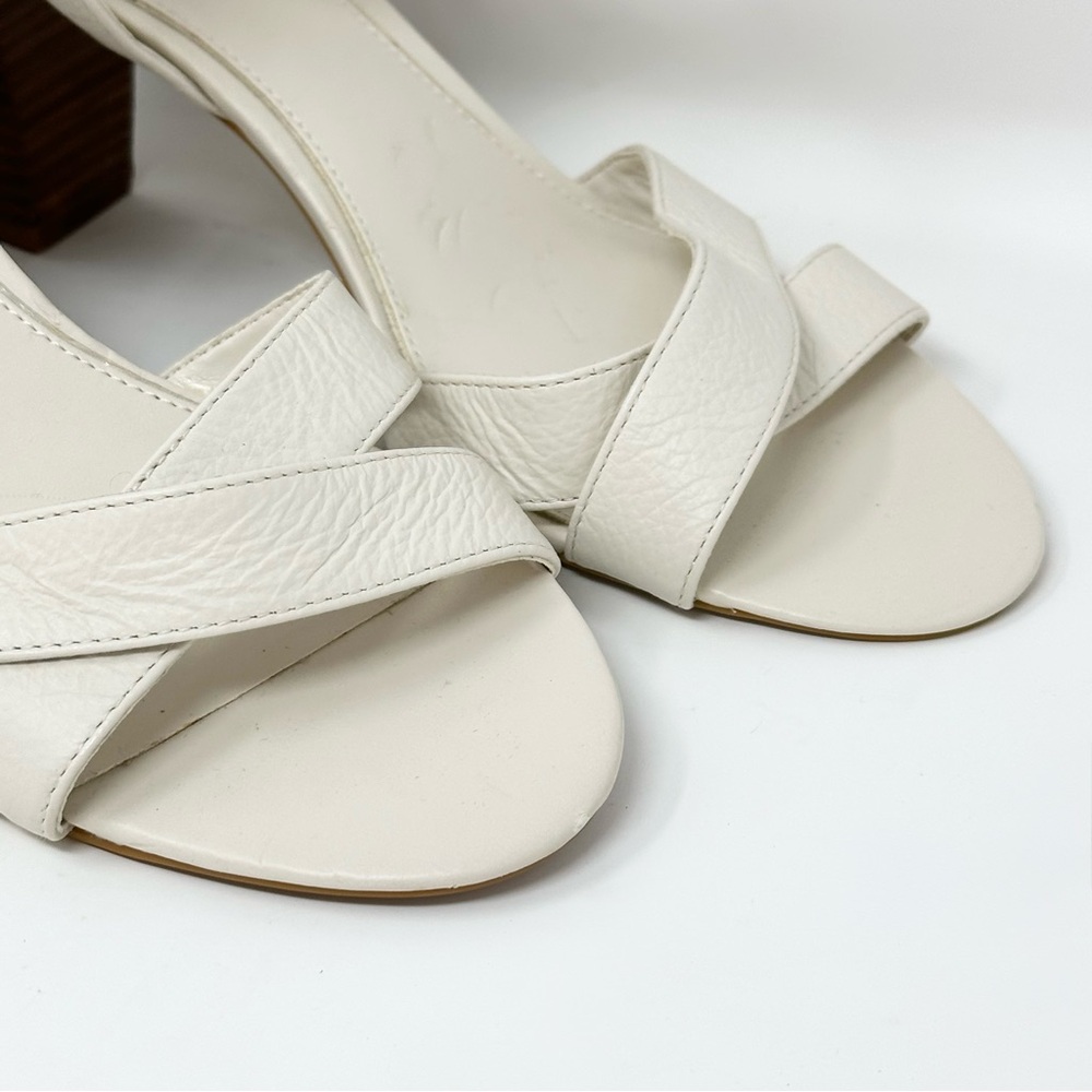 NEW Ralph Lauren Luna 3" Heel Leather Sandals
Shoes 8.5 White Chalk - Picture 2 of 13